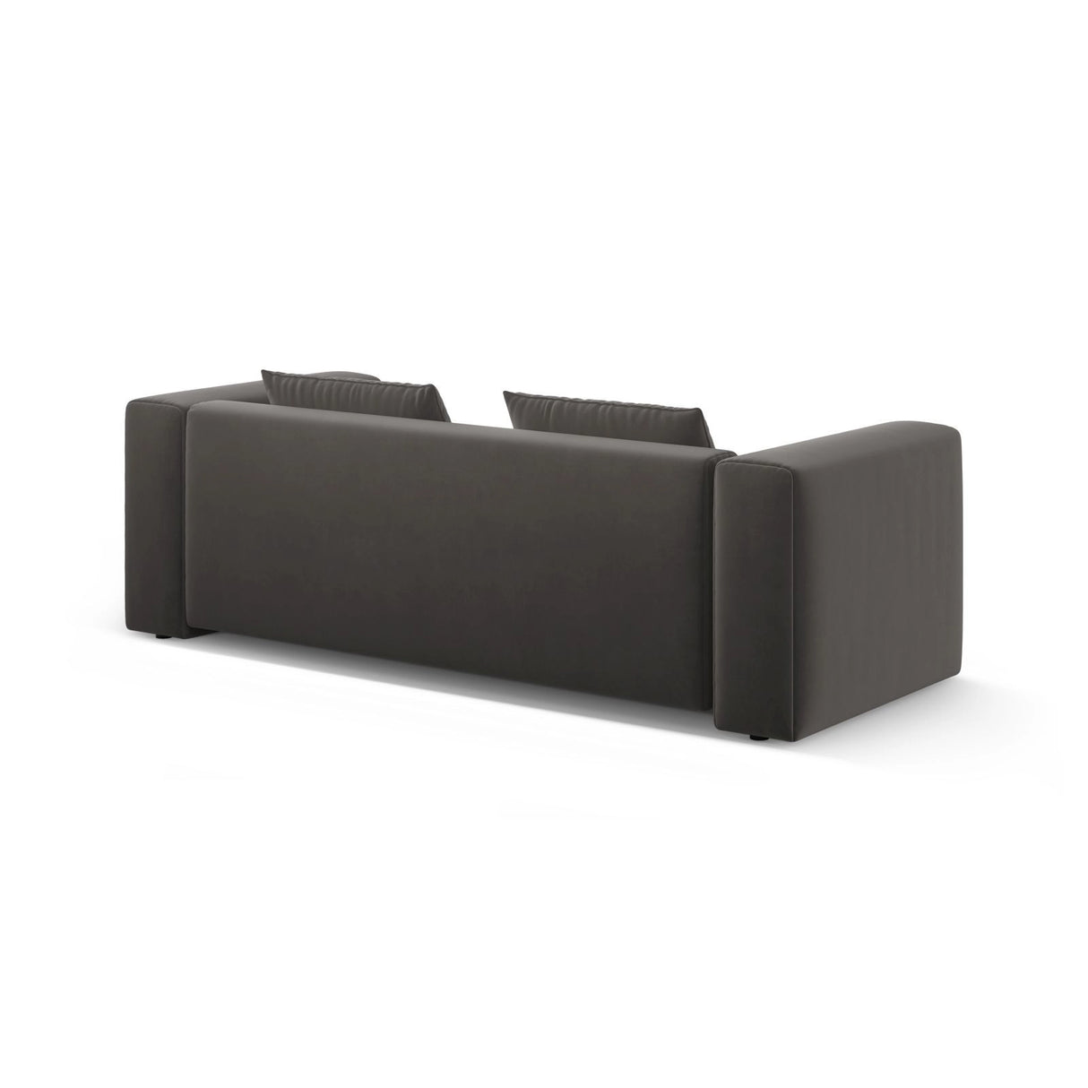 Verona Modulares 3-Sitzer Sofa aus Samt in Warmes Grau (Casino Anthracite), 252x98 cm von Cosmopolitan Design – Bild 7