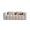 Verona Modulares 3-Sitzer Sofa aus Samt oder Strukturstoff, 252x98 cm von Cosmopolitan Design – Bild 1