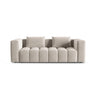 Verona Modulares 3-Sitzer Sofa aus Samt oder Strukturstoff, 252x98 cm von Cosmopolitan Design – Bild 1