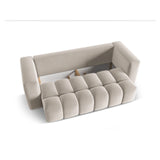 Verona Modulares 3-Sitzer Sofa aus Samt oder Strukturstoff, 252x98 cm von Cosmopolitan Design – Bild 4