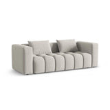 Verona Modulares 3-Sitzer Sofa aus Strukturierter Stoff in Beige (Sorella 03), 252x98 cm von Cosmopolitan Design – Bild 3