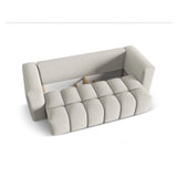 Verona Modulares 3-Sitzer Sofa aus Strukturierter Stoff in Beige (Sorella 03), 252x98 cm von Cosmopolitan Design – Bild 4