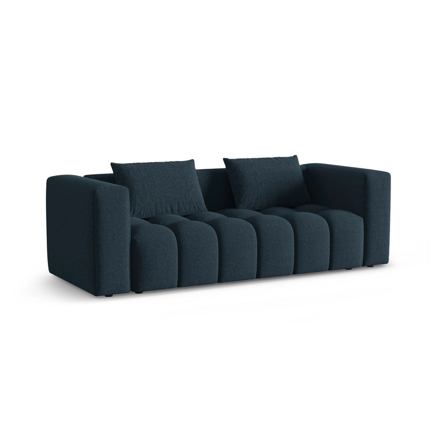 Verona Modulares 3-Sitzer Sofa aus Strukturierter Stoff in Dunkelblau (Sorella 77), 252x98 cm von Cosmopolitan Design – Bild 3