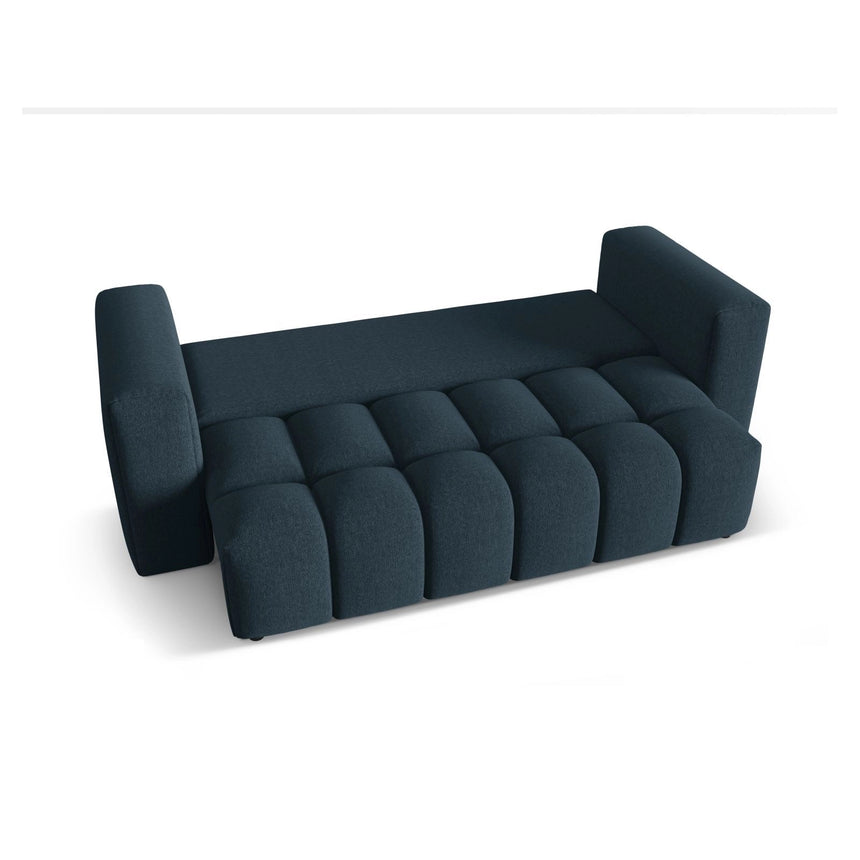 Verona Modulares 3-Sitzer Sofa aus Strukturierter Stoff in Dunkelblau (Sorella 77), 252x98 cm von Cosmopolitan Design – Bild 5