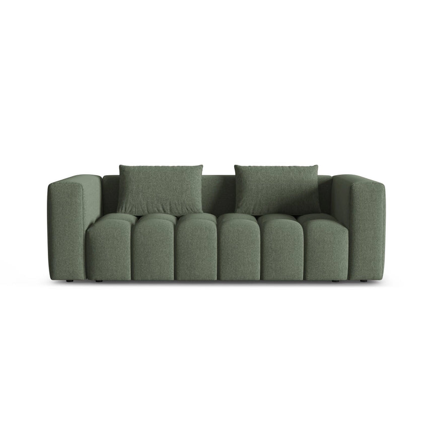 Verona Modulares 3-Sitzer Sofa aus Strukturierter Stoff in Dunkles olivgrün (Sorella 34), 252x98 cm von Cosmopolitan Design – Bild 1