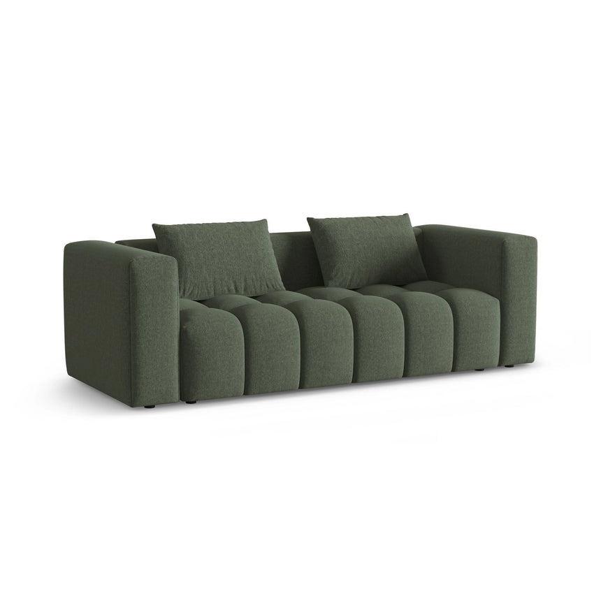 Verona Modulares 3-Sitzer Sofa aus Strukturierter Stoff in Dunkles olivgrün (Sorella 34), 252x98 cm von Cosmopolitan Design – Bild 3