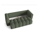 Verona Modulares 3-Sitzer Sofa aus Strukturierter Stoff in Dunkles olivgrün (Sorella 34), 252x98 cm von Cosmopolitan Design – Bild 4