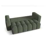 Verona Modulares 3-Sitzer Sofa aus Strukturierter Stoff in Dunkles olivgrün (Sorella 34), 252x98 cm von Cosmopolitan Design – Bild 5