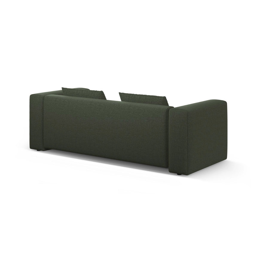 Verona Modulares 3-Sitzer Sofa aus Strukturierter Stoff in Dunkles olivgrün (Sorella 34), 252x98 cm von Cosmopolitan Design – Bild 7