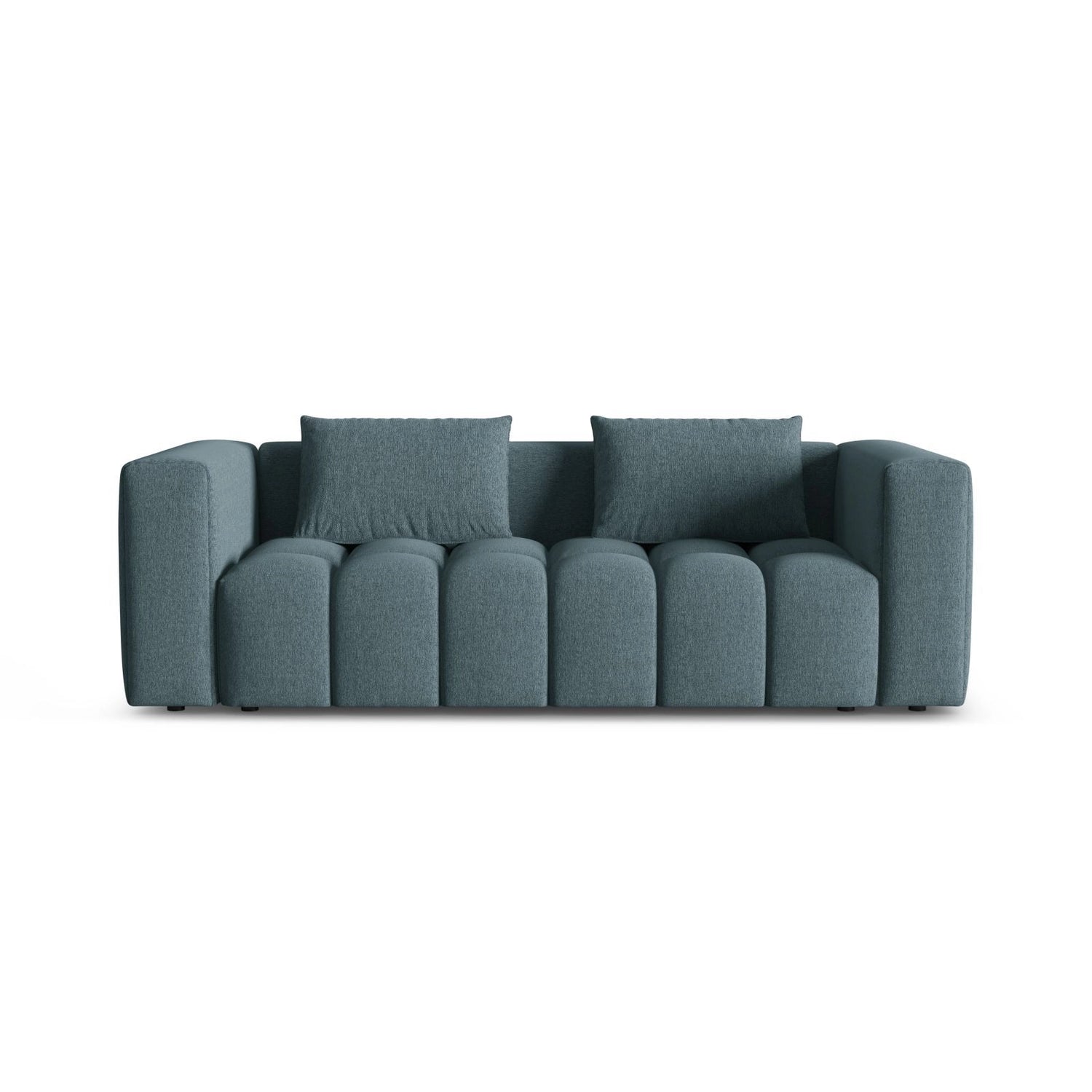 Verona Modulares 3-Sitzer Sofa aus Strukturierter Stoff in Hellblau (Sorella 76), 252x98 cm von Cosmopolitan Design – Bild 1