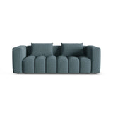 Verona Modulares 3-Sitzer Sofa aus Strukturierter Stoff in Hellblau (Sorella 76), 252x98 cm von Cosmopolitan Design – Bild 1