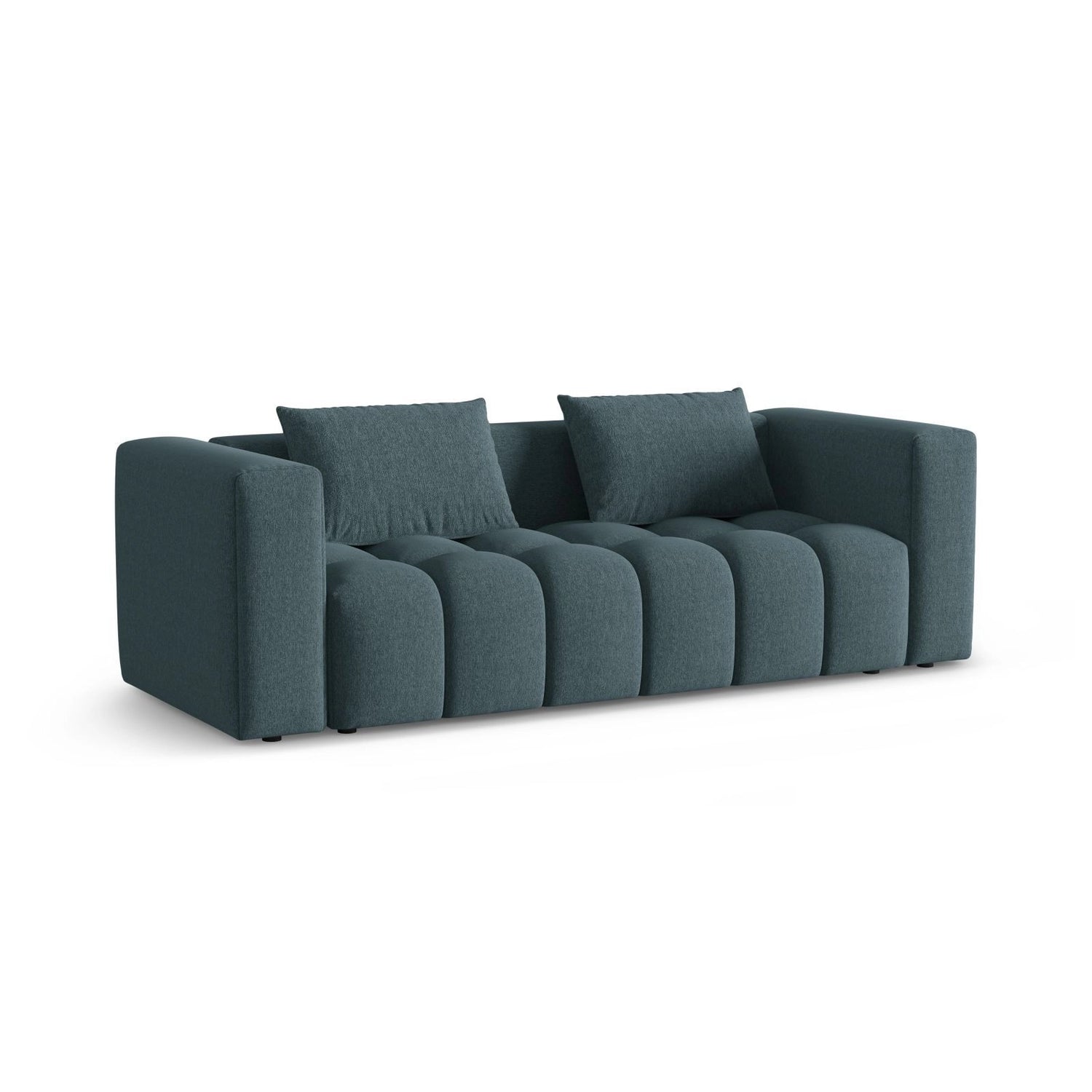 Verona Modulares 3-Sitzer Sofa aus Strukturierter Stoff in Hellblau (Sorella 76), 252x98 cm von Cosmopolitan Design – Bild 3
