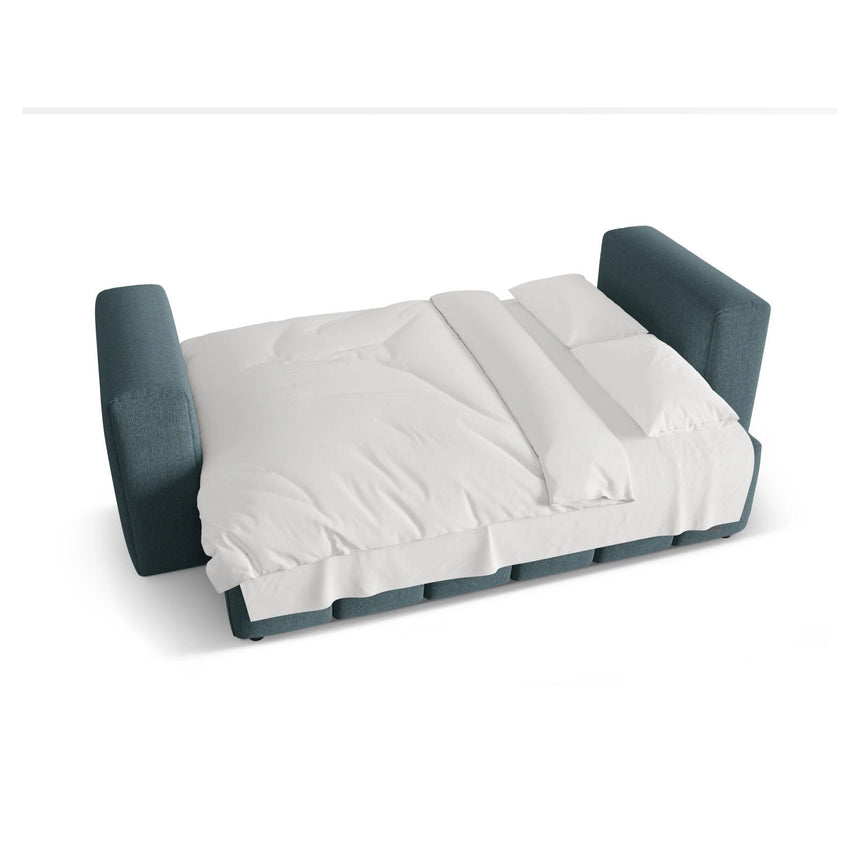 Verona Modulares 3-Sitzer Sofa aus Strukturierter Stoff in Hellblau (Sorella 76), 252x98 cm von Cosmopolitan Design – Bild 6
