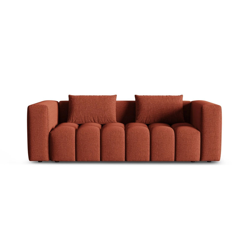 Verona Modulares 3-Sitzer Sofa aus Strukturierter Stoff in Koralle (Sorella 58), 252x98 cm von Cosmopolitan Design – Bild 1