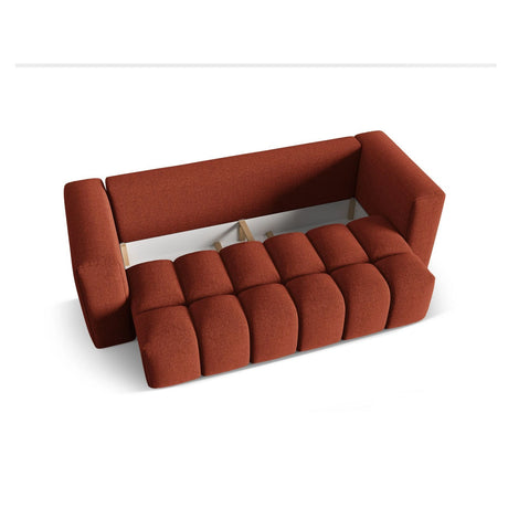 Verona Modulares 3-Sitzer Sofa aus Strukturierter Stoff in Koralle (Sorella 58), 252x98 cm von Cosmopolitan Design – Bild 4