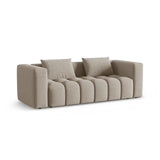 Verona Modulares 3-Sitzer Sofa aus Strukturierter Stoff in Sand (Sorella 05), 252x98 cm von Cosmopolitan Design – Bild 3