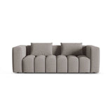 Verona Modulares 3-Sitzer Sofa aus Strukturierter Stoff in Warmes Grau (Sorella 84), 252x98 cm von Cosmopolitan Design – Bild 1