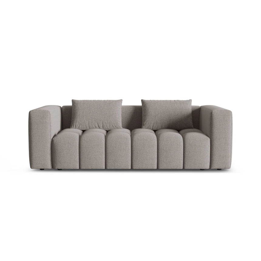 Verona Modulares 3-Sitzer Sofa aus Strukturierter Stoff in Warmes Grau (Sorella 84), 252x98 cm von Cosmopolitan Design – Bild 1