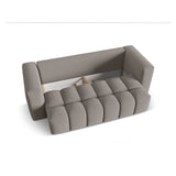 Verona Modulares 3-Sitzer Sofa aus Strukturierter Stoff in Warmes Grau (Sorella 84), 252x98 cm von Cosmopolitan Design – Bild 4