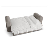 Verona Modulares 3-Sitzer Sofa aus Strukturierter Stoff in Warmes Grau (Sorella 84), 252x98 cm von Cosmopolitan Design – Bild 6