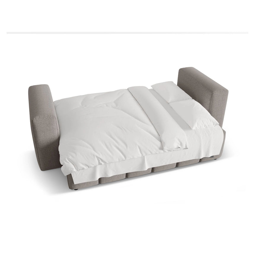 Verona Modulares 3-Sitzer Sofa aus Strukturierter Stoff in Warmes Grau (Sorella 84), 252x98 cm von Cosmopolitan Design – Bild 6