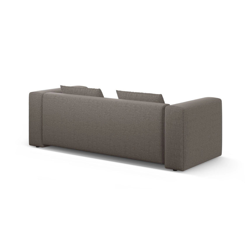 Verona Modulares 3-Sitzer Sofa aus Strukturierter Stoff in Warmes Grau (Sorella 84), 252x98 cm von Cosmopolitan Design – Bild 7