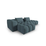 Verona Modulares 4-Sitzer Ecksofa, Linke Seite, aus Strukturierter Stoff in Hellblau (Sorella 76), 265x145 cm von Cosmopolitan Design – Bild 4