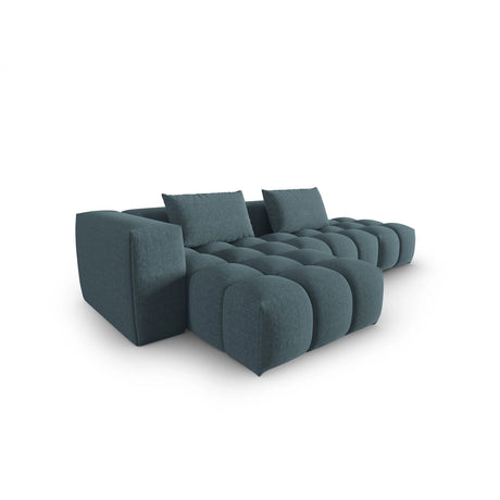 Verona Modulares 4-Sitzer Ecksofa, Linke Seite, aus Strukturierter Stoff in Hellblau (Sorella 76), 265x145 cm von Cosmopolitan Design – Bild 4