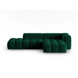 Verona Modulares 4-Sitzer Ecksofa, Rechte Seite, aus Samt in Flaschengrün (Casino Deep Green), 265x145 cm von Cosmopolitan Design – Bild 1