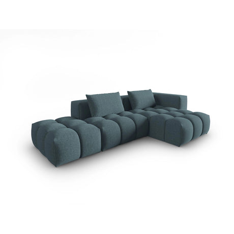 Verona Modulares 4-Sitzer Ecksofa, Rechte Seite, aus Strukturierter Stoff in Hellblau (Sorella 76), 265x145 cm von Cosmopolitan Design – Bild 3