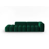 Verona Modulares 4-Sitzer Sofa, Linke Seite, aus Samt in Flaschengrün (Casino Deep Green), 265x85 cm von Cosmopolitan Design – Bild 1