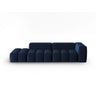 Verona Modulares 4-Sitzer Sofa, Linke Seite, aus Samt in Königsblau (Casino Deep Blue), 265x85 cm von Cosmopolitan Design – Bild 1