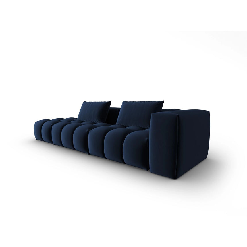 Verona Modulares 4-Sitzer Sofa, Linke Seite, aus Samt in Königsblau (Casino Deep Blue), 265x85 cm von Cosmopolitan Design – Bild 3