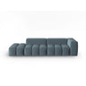 Verona Modulares 4-Sitzer Sofa, Linke Seite, aus Samt in Pastellblau (Casino Dark Blue), 265x85 cm von Cosmopolitan Design – Bild 1
