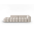 Verona Modulares 4-Sitzer Sofa, Linke Seite, aus Samt oder Strukturstoff, 265x85 cm von Cosmopolitan Design – Bild 1