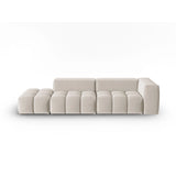 Verona Modulares 4-Sitzer Sofa, Linke Seite, aus Samt oder Strukturstoff, 265x85 cm von Cosmopolitan Design – Bild 1