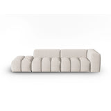 Verona Modulares 4-Sitzer Sofa, Linke Seite, aus Strukturierter Stoff in Beige (Sorella 03), 265x85 cm von Cosmopolitan Design – Bild 1