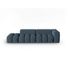 Verona Modulares 4-Sitzer Sofa, Linke Seite, aus Strukturierter Stoff in Dunkelblau (Sorella 77), 265x85 cm von Cosmopolitan Design – Bild 1