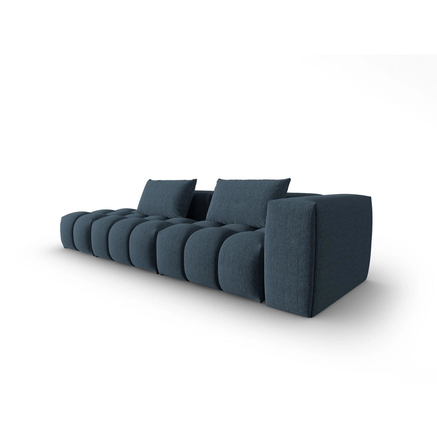 Verona Modulares 4-Sitzer Sofa, Linke Seite, aus Strukturierter Stoff in Dunkelblau (Sorella 77), 265x85 cm von Cosmopolitan Design – Bild 3