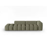 Verona Modulares 4-Sitzer Sofa, Linke Seite, aus Strukturierter Stoff in Dunkles olivgrün (Sorella 34), 265x85 cm von Cosmopolitan Design – Bild 1