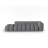 Verona Modulares 4-Sitzer Sofa, Linke Seite, aus Strukturierter Stoff in Grau (Sorella 89), 265x85 cm von Cosmopolitan Design – Bild 1