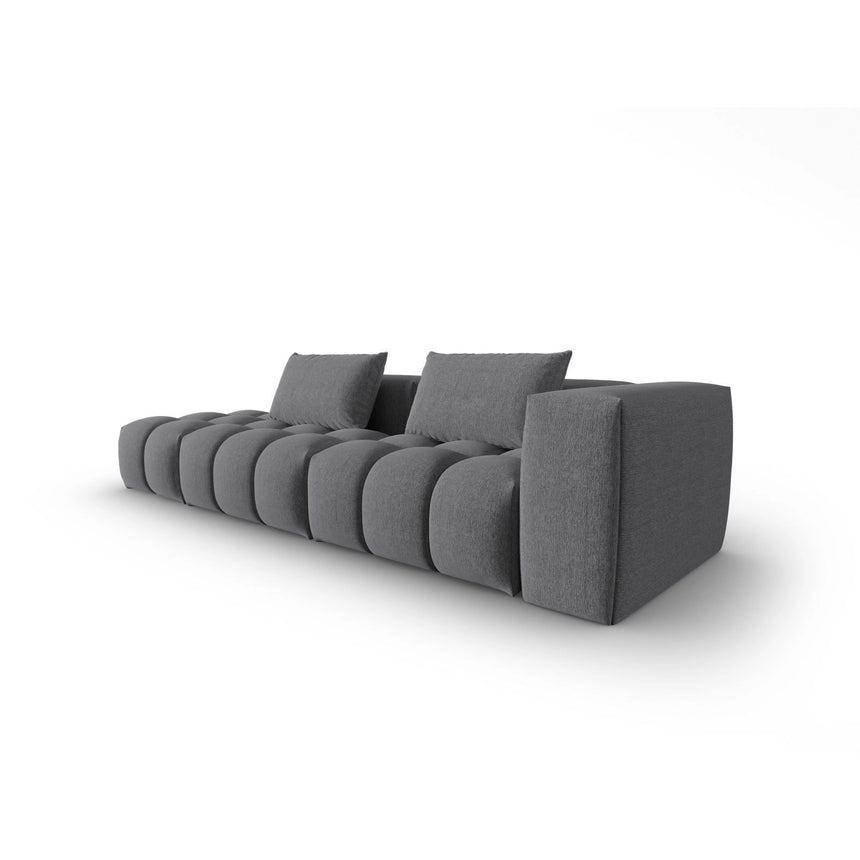 Verona Modulares 4-Sitzer Sofa, Linke Seite, aus Strukturierter Stoff in Grau (Sorella 89), 265x85 cm von Cosmopolitan Design – Bild 3