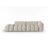 Verona Modulares 4-Sitzer Sofa, Linke Seite, aus Strukturierter Stoff in Sand (Sorella 05), 265x85 cm von Cosmopolitan Design – Bild 1