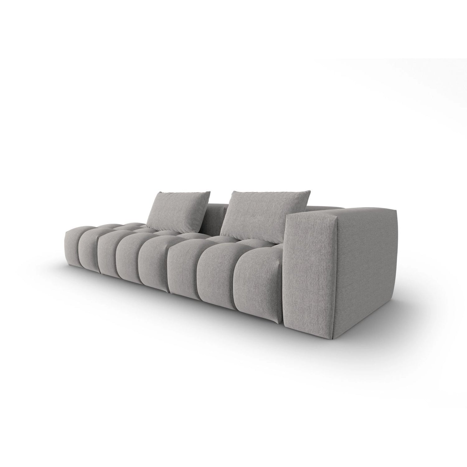 Verona Modulares 4-Sitzer Sofa, Linke Seite, aus Strukturierter Stoff in Warmes Grau (Sorella 84), 265x85 cm von Cosmopolitan Design – Bild 3