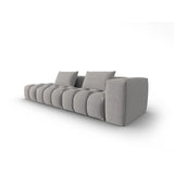Verona Modulares 4-Sitzer Sofa, Linke Seite, aus Strukturierter Stoff in Warmes Grau (Sorella 84), 265x85 cm von Cosmopolitan Design – Bild 3