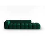 Verona Modulares 4-Sitzer Sofa, Rechte Seite, aus Samt in Flaschengrün (Casino Deep Green), 265x85 cm von Cosmopolitan Design – Bild 1