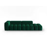 Verona Modulares 4-Sitzer Sofa, Rechte Seite, aus Samt in Flaschengrün (Casino Deep Green), 265x85 cm von Cosmopolitan Design – Bild 1