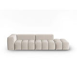 Verona Modulares 4-Sitzer Sofa, Rechte Seite, aus Samt oder Strukturstoff, 265x85 cm von Cosmopolitan Design – Bild 1