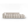 Verona Modulares 4-Sitzer Sofa, Rechte Seite, aus Samt oder Strukturstoff, 265x85 cm von Cosmopolitan Design – Bild 1