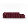 Verona Modulares 4-Sitzer Sofa, Rechte Seite, aus Strukturierter Stoff in Burgund (Sorella 59), 265x85 cm von Cosmopolitan Design – Bild 1